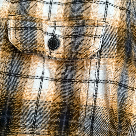 AEROPOSTALE PLAID HOODIE SIZE XS PLAID FLANNEL - Picture 2 of 3